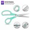 3 Pack Scissors, " Multipurpose Scissors Bulk , Ultra Sharp Blade Shears, Comfort-Grip Handles, Sturdy Sharp Scissors for Office Home School Sewing Fabric Craft Supplies, Right / Left Handed